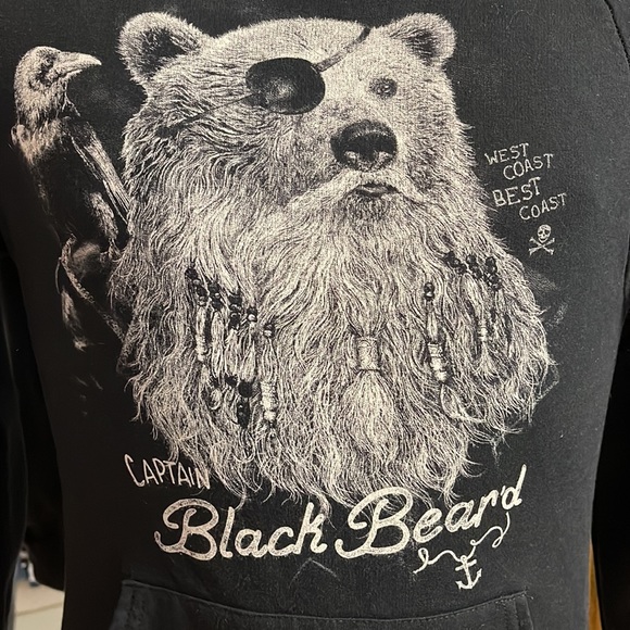 Westcoastees captain Blackbeard hoodie xsmall - Picture 2 of 5